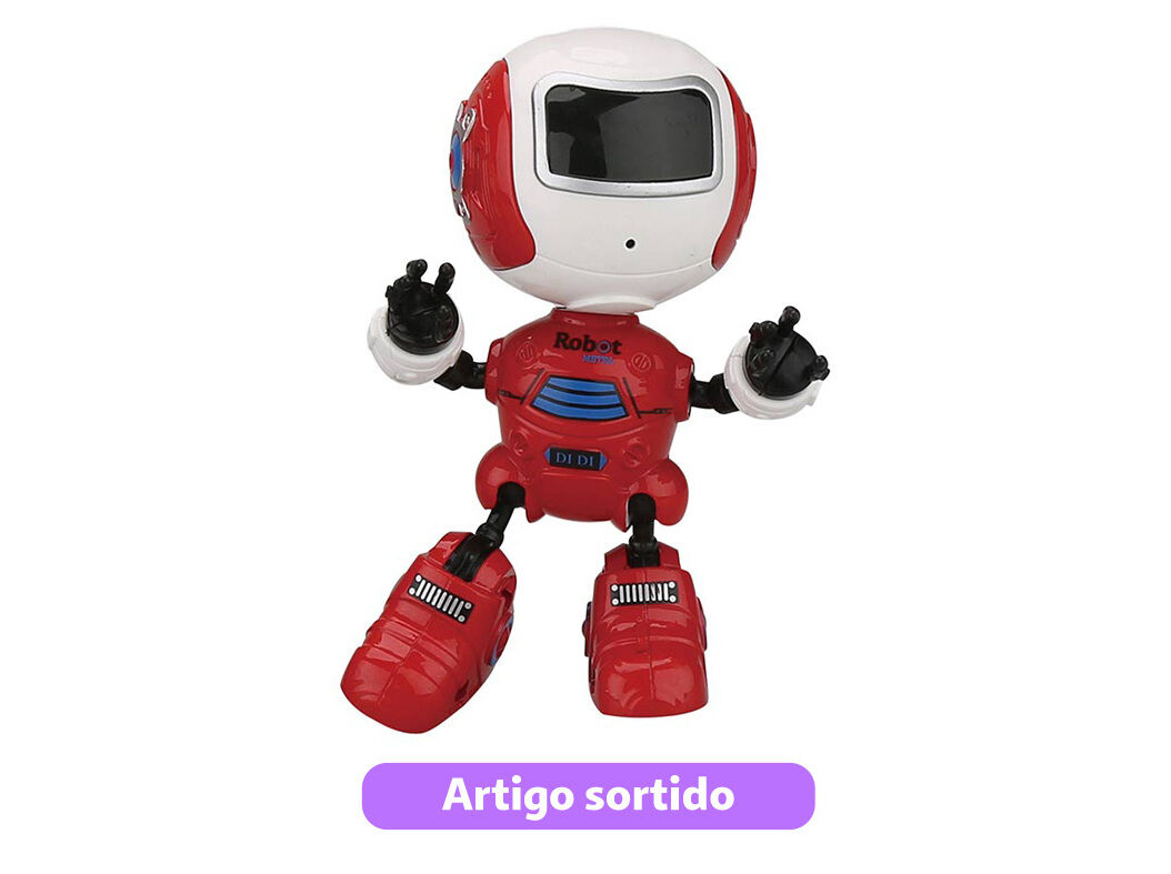 ROBOT COM GRAVADOR VOZ ONE TWO FUN CORES SORTIDAS image number 2