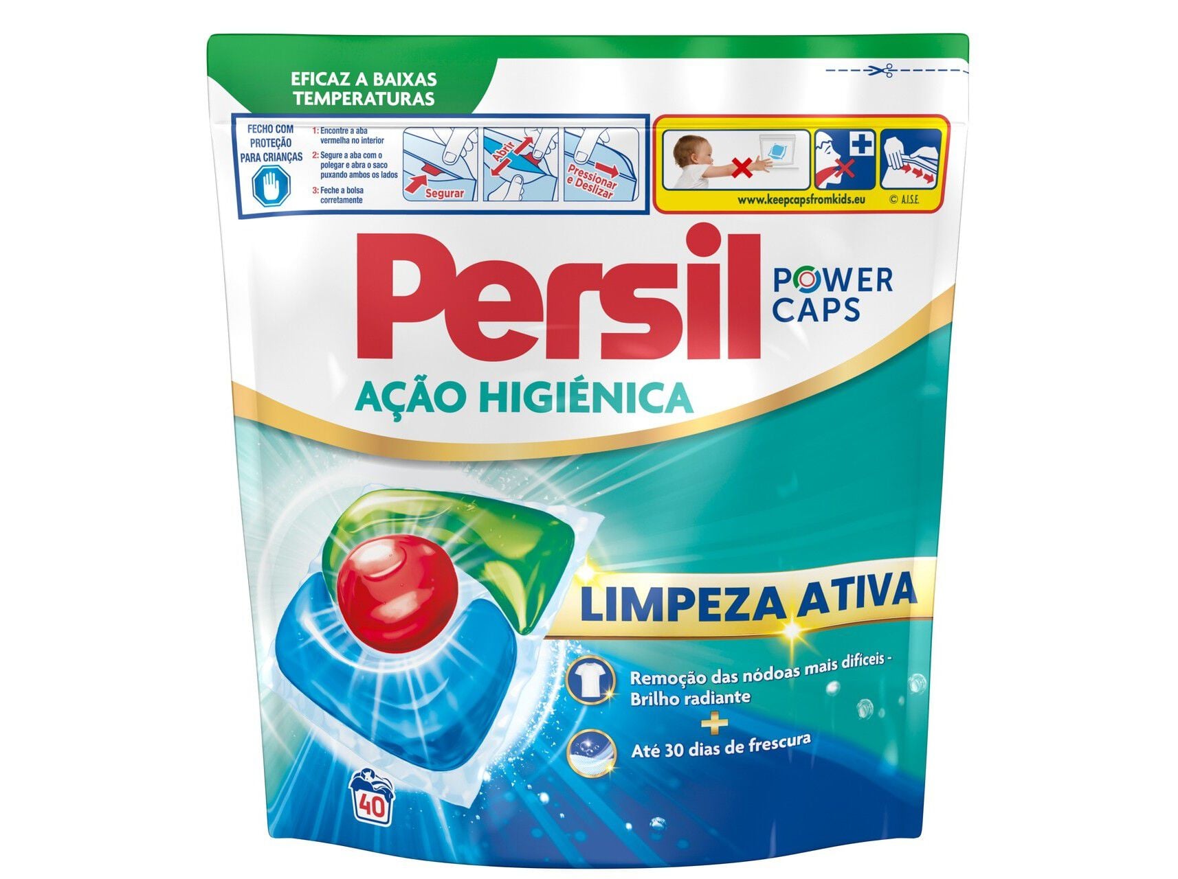 C&Aacute;PSULAS DET. ROUPA M&Aacute;Q PERSIL HIGIENE 40D image number 0