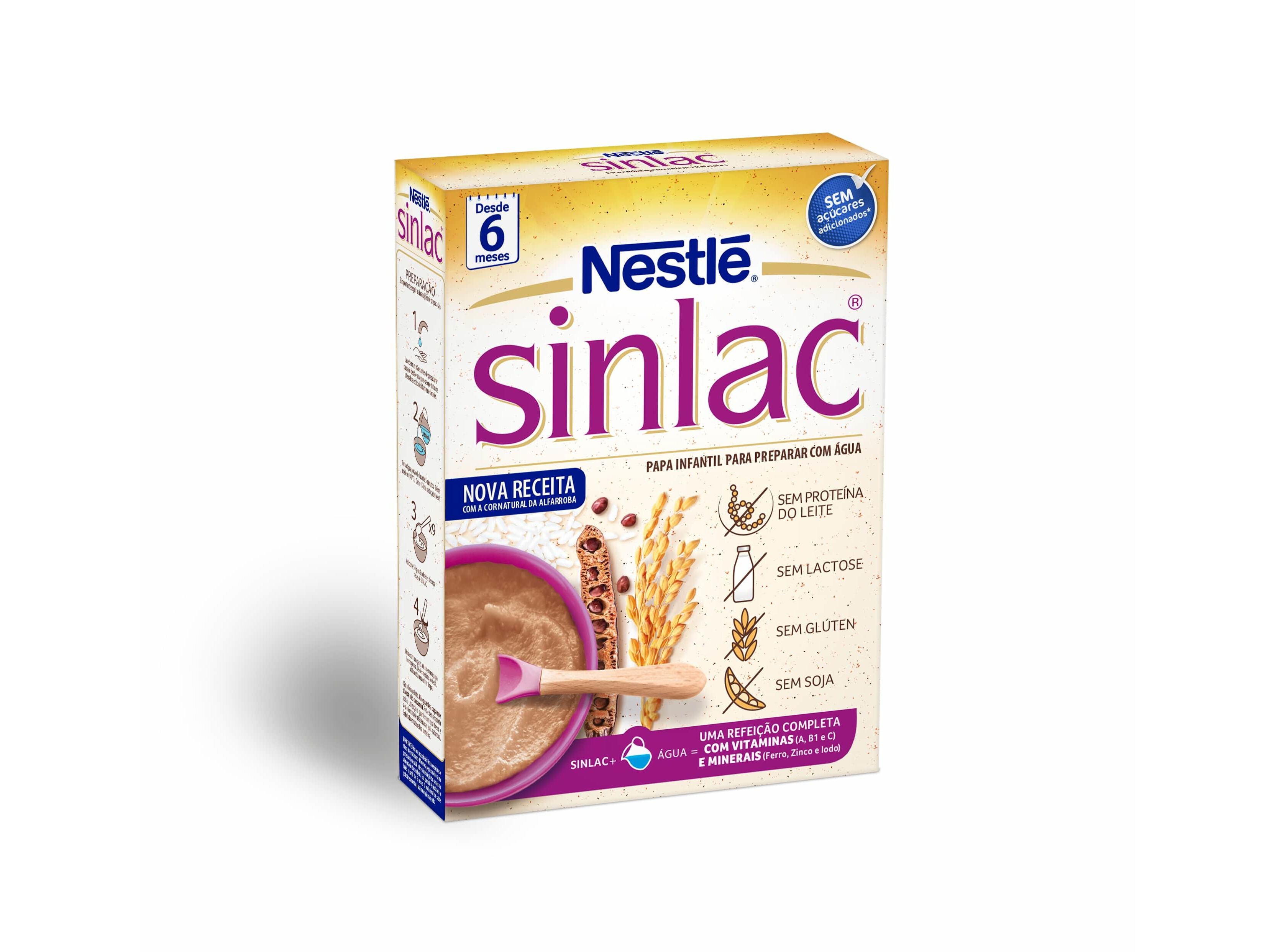 PAPA NESTL&Eacute; SINLAC EXPERT N&Atilde;O LACTEA 250G