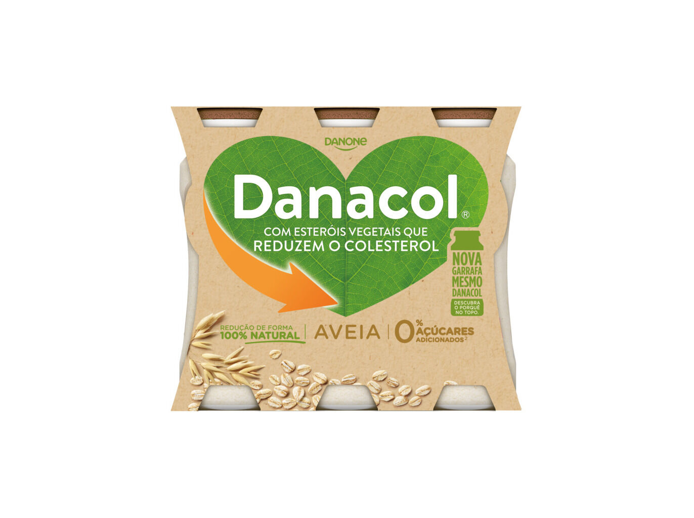 DANACOL DANONE L&Iacute;QUIDO AVEIA 6X100G image number 0