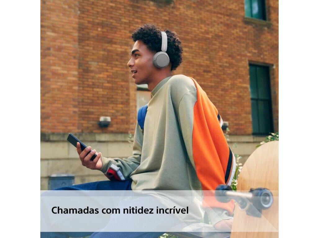 AUSCULTADORES SEM FIO SONY WHCH520W BRANCO image number 8