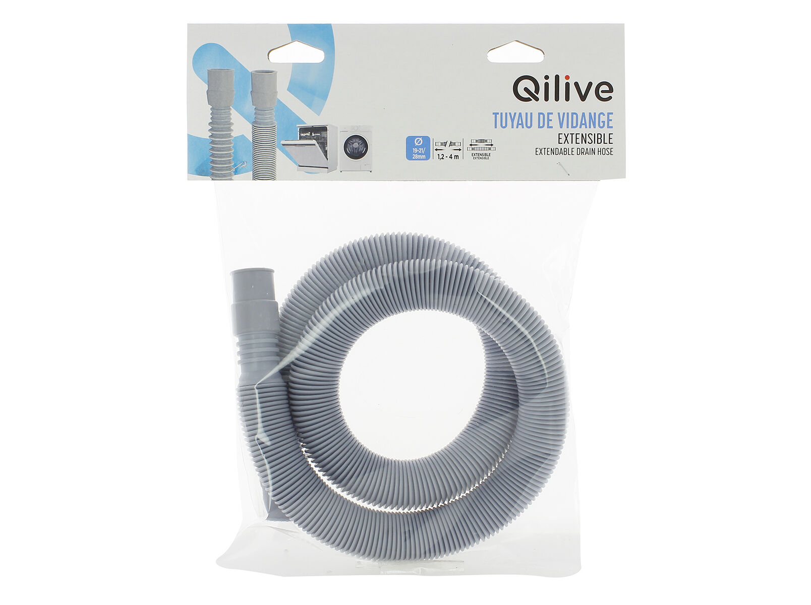 TUBO ESCOAMENTO QILIVE UNIVERSAL EXTENS&Iacute;VEL 4M