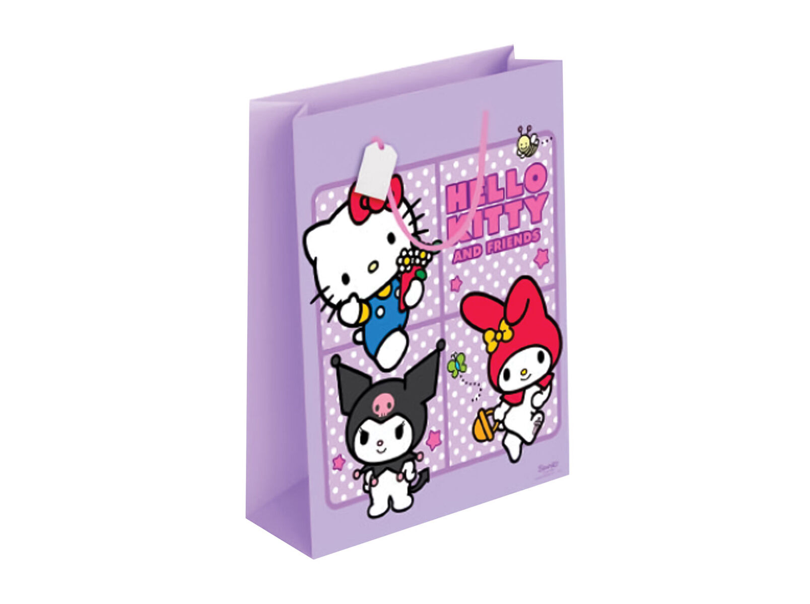 SACO PAPEL HELLO KITTY M&Eacute;DIO 26X32X12CM image number 1