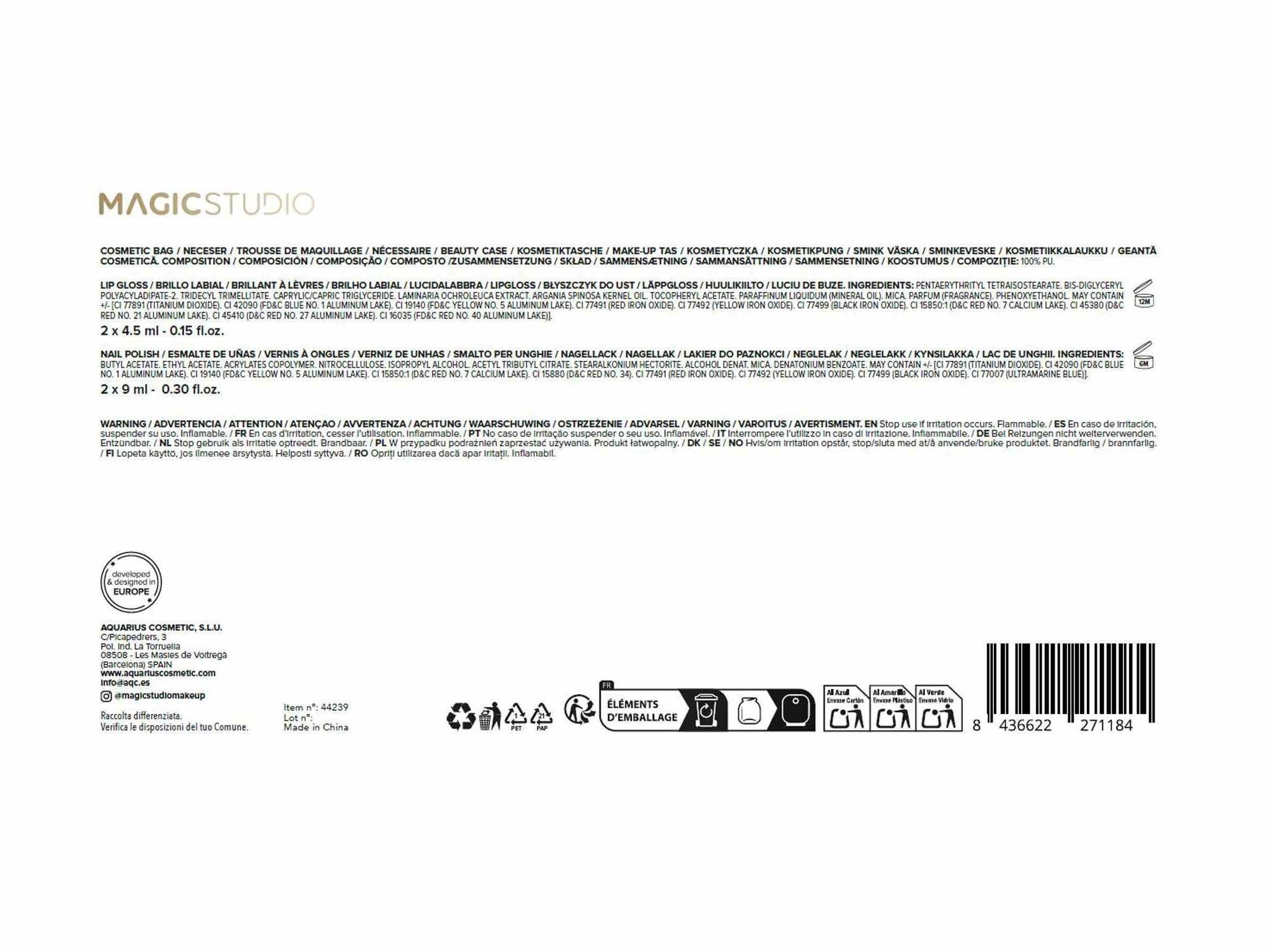 CONJUNTO DIAMOND MAGIC STUDIO SHIMMER & SHIN image number 1