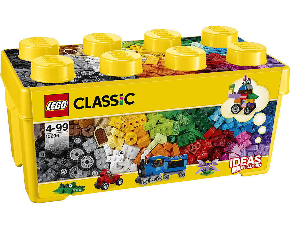 CAIXA M&Eacute;DIA PE&Ccedil;AS CRIATIVAS LEGO CLASSIC 10696