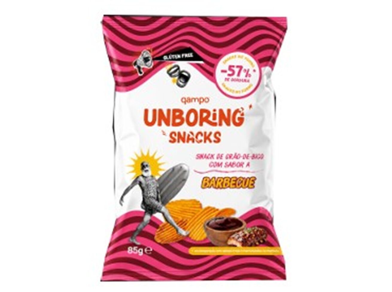 SNACKS - VEGETAIS QAMPO UNBORING BARBECUE 85G image number 1