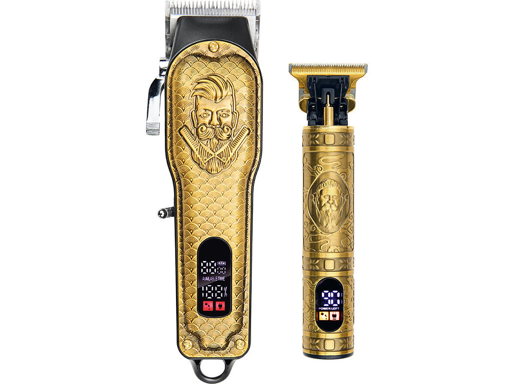 M&Aacute;QUINA DE CORTAR CABELO + APARADOR BARBA QILIVE Q.5540