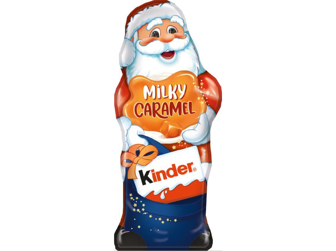 FIGURA PAI NATAL KINDER LEITE & CARAMELO 110G image number 1
