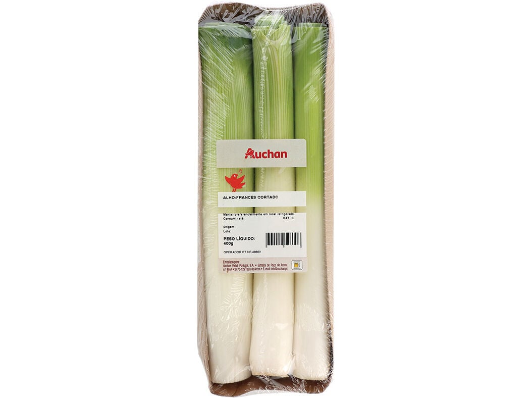 ALHO FRANC&Ecirc;S CORTADO AUCHAN 400 G