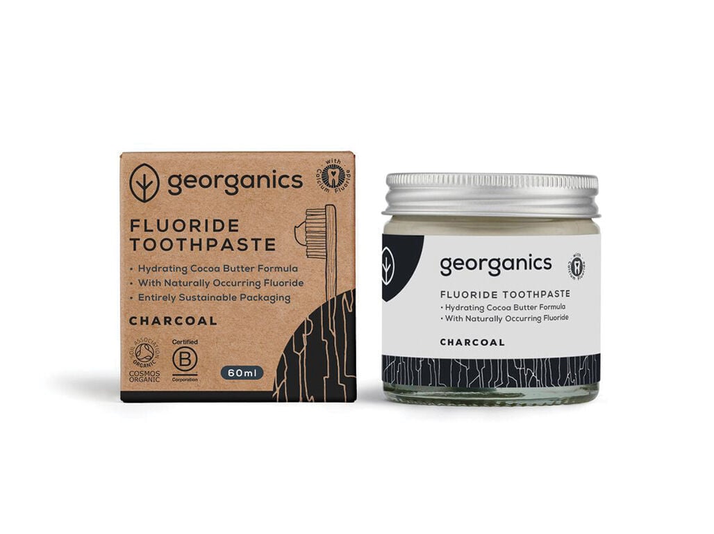 PASTA DENTIFRICA GEORGANICS FLUOR CARVAO ATIVADO 60ML image number 0