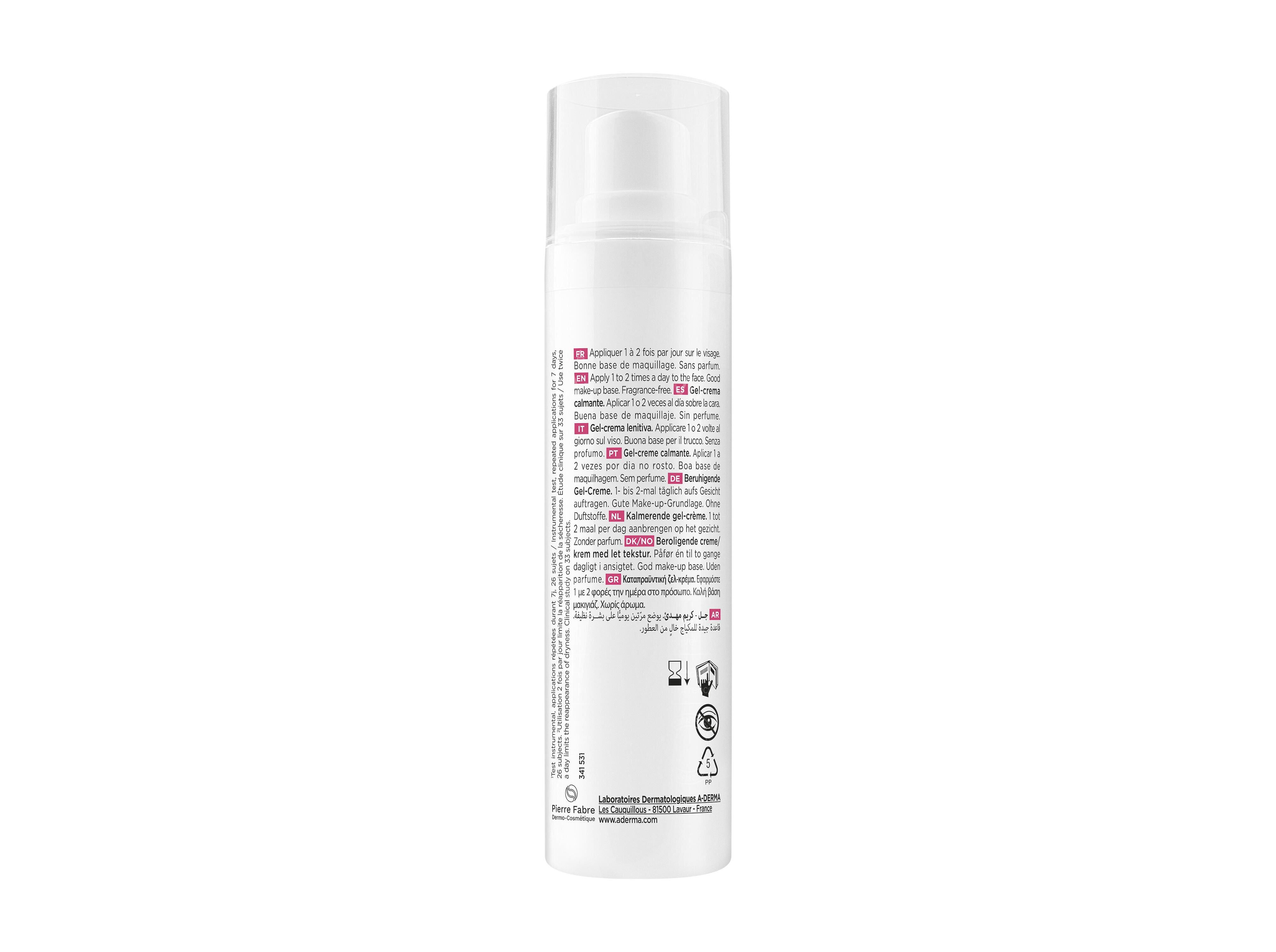 GEL CREME A-DERMA EXOMEGA CONTROL 40ML image number 1
