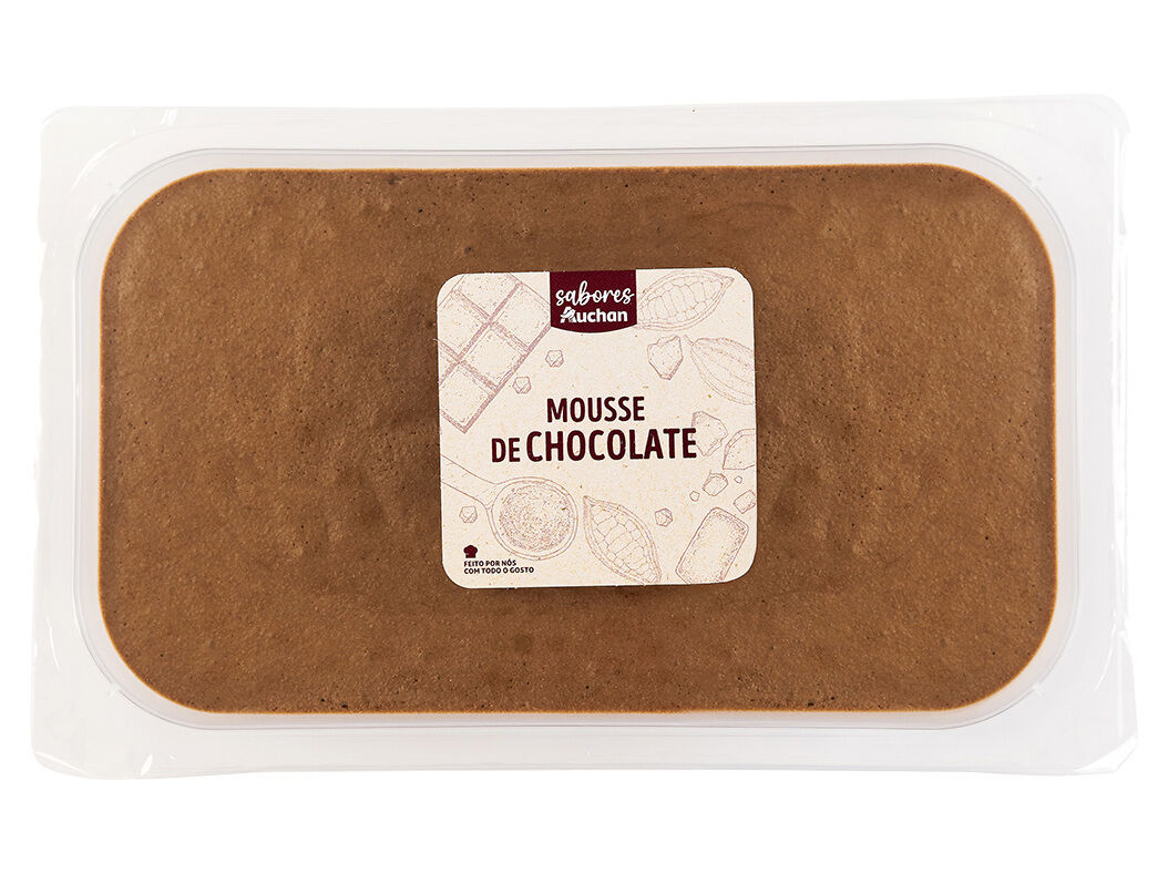 MOUSSE CHOCOLATE SABORES AUCHAN 400 G