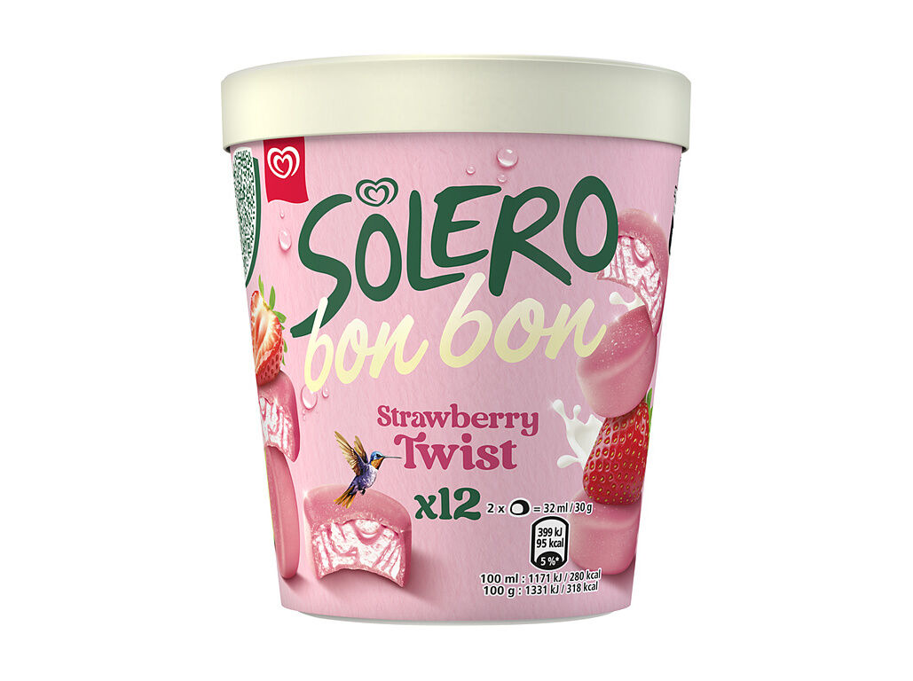 BOMBOM SOLERO STRAWBERRY TWIST 12X16ML image number 0