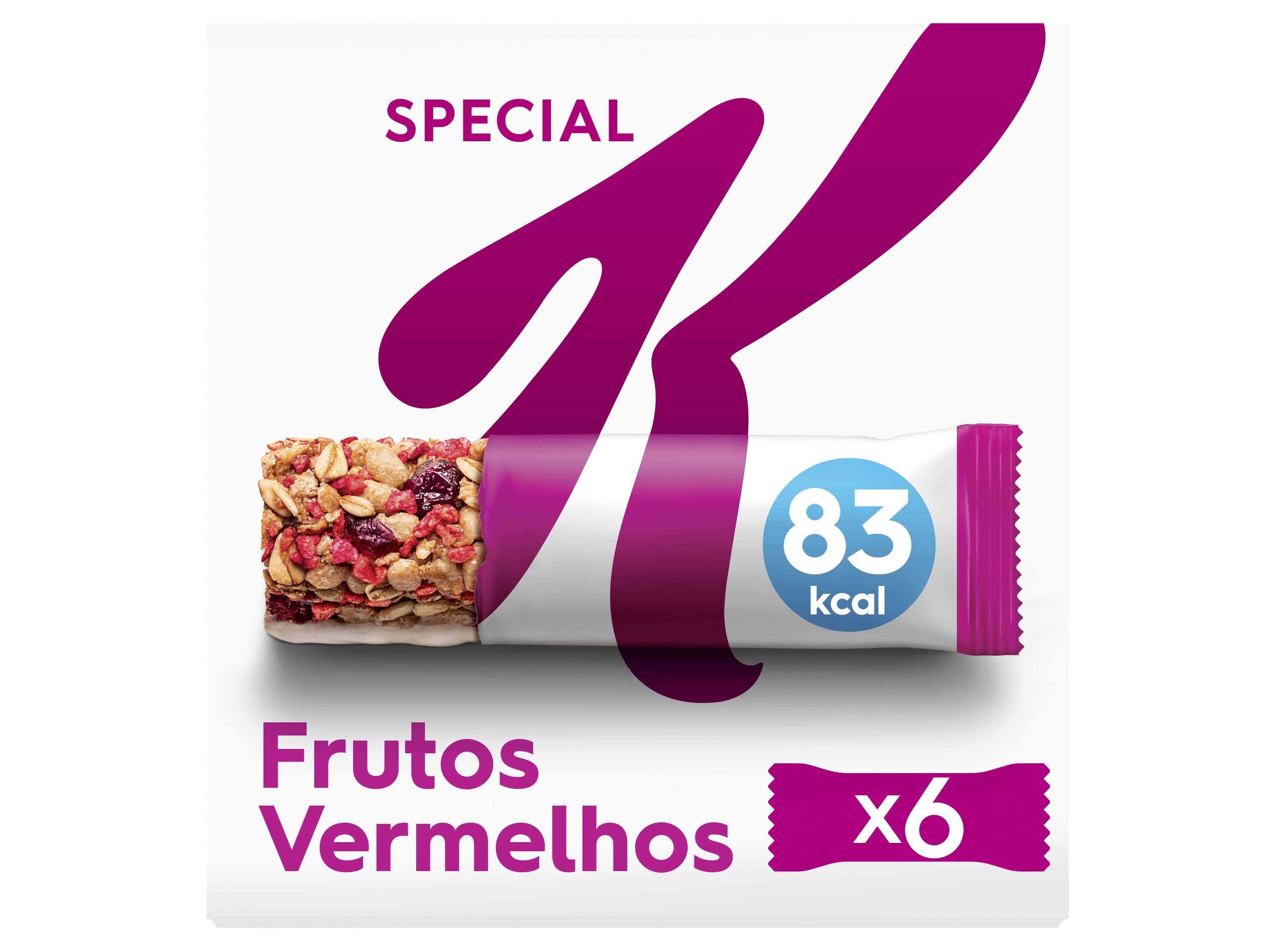 BARRAS KELLOGG'S SPECIAL K CEREAIS FRUTOS VERMELHOS 6UN image number 0