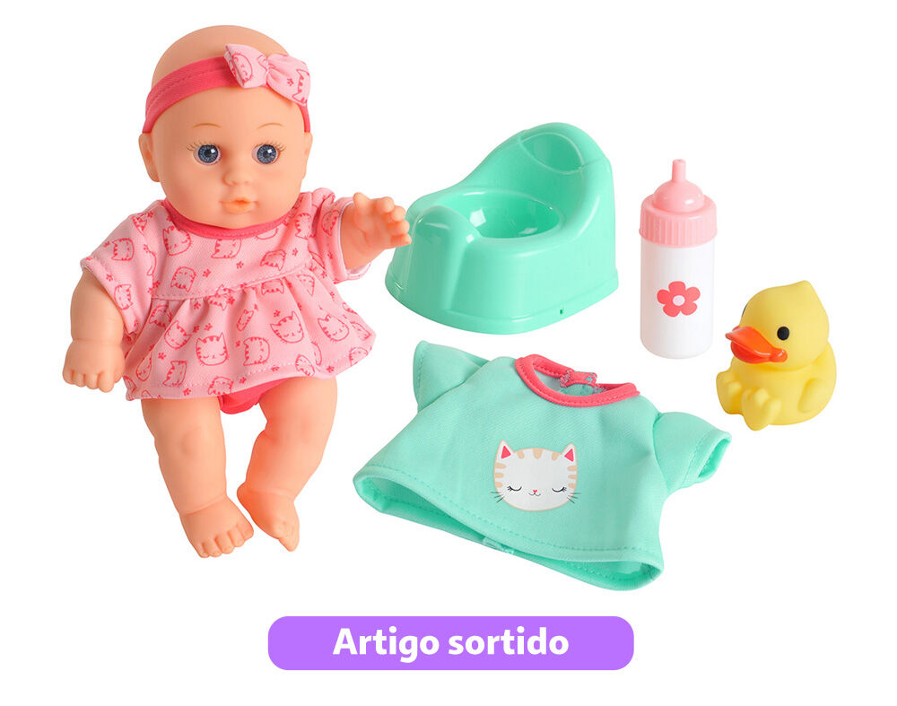 BONECO BEB&Eacute; ONE TWO FUN 23CM MODELOS SORTIDOS image number 2