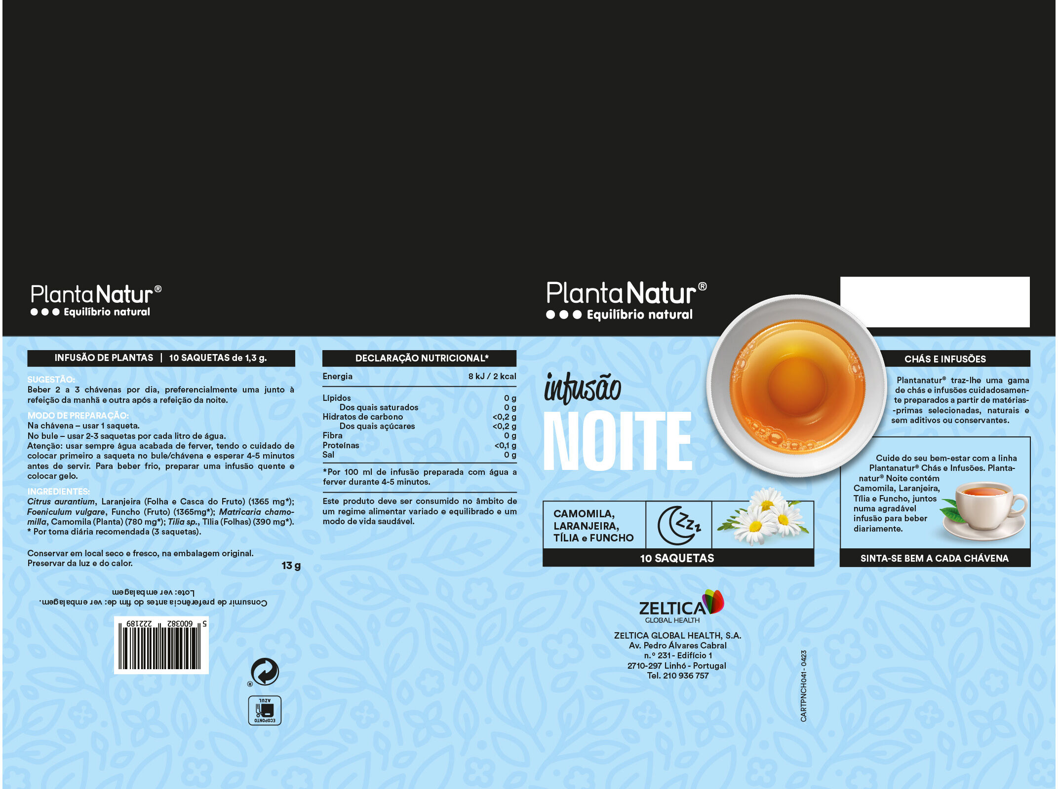 CH&Aacute; PLANTANATUR NOITE 10 UN image number 1