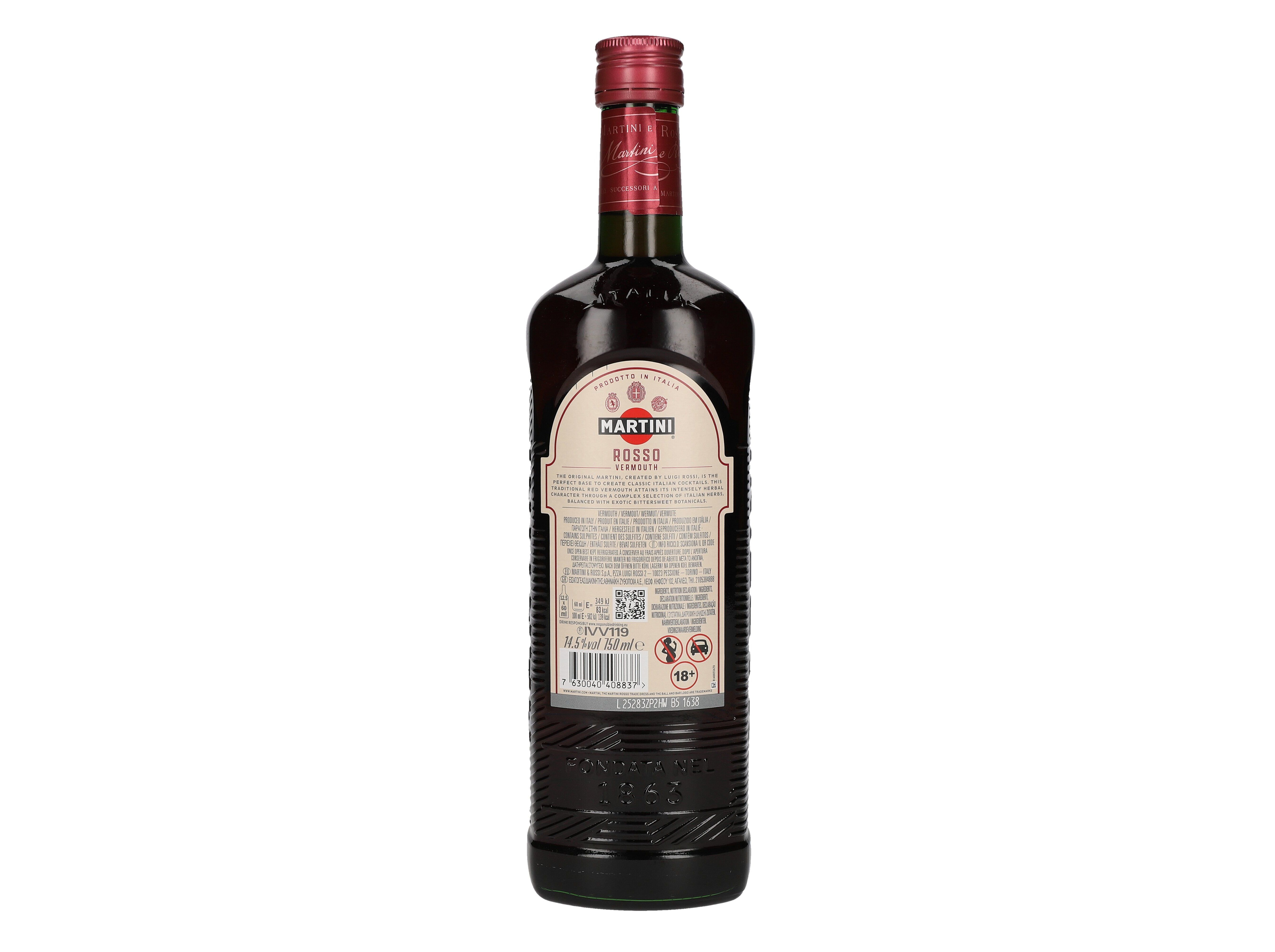 VERMUTE MARTINI ROSSO 0.75L image number 1