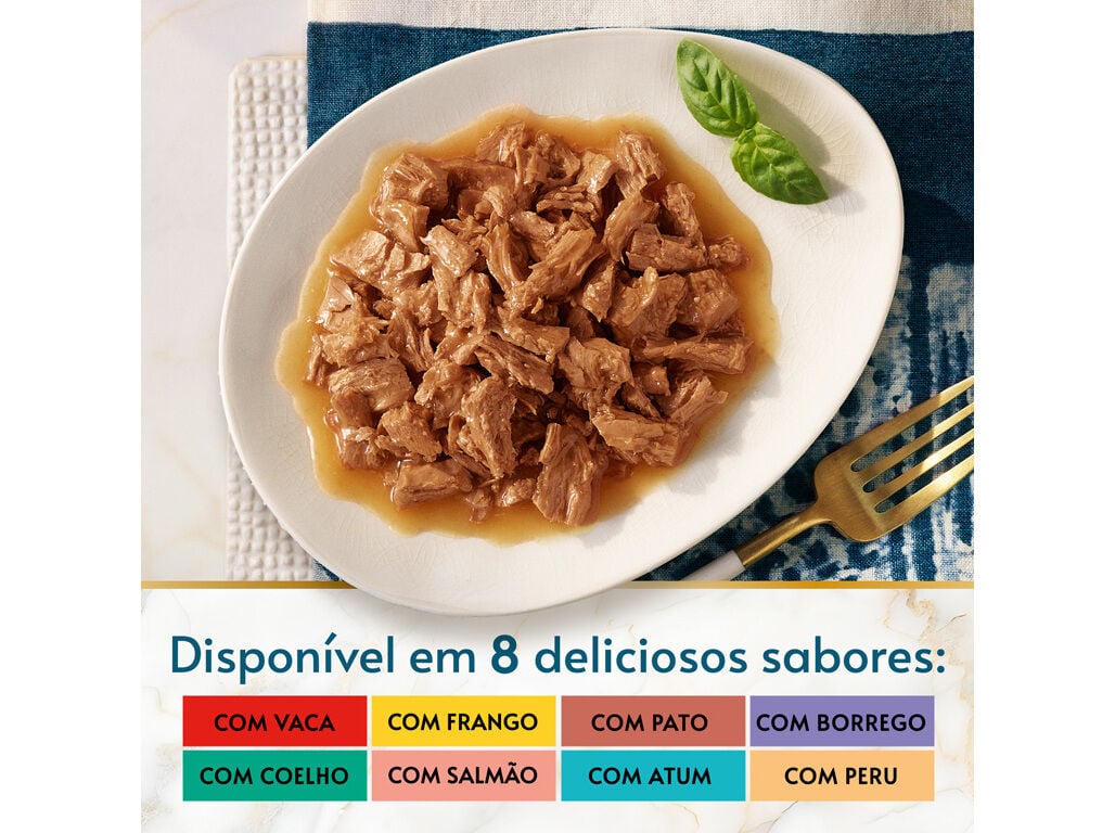 COMIDA H&Uacute;MIDA PARA GATO GOURMET PERLE DELICIAS DO OCEANO 4X85G image number 9