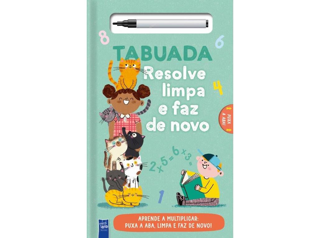 LIVRO TABUADA RESOLVE LIMPA E FAZ DE NOVO image number 0