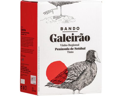 VINHO TINTO BANDO GALEIRÃO REGIONAL SETÚBAL BAG INBOX 3L