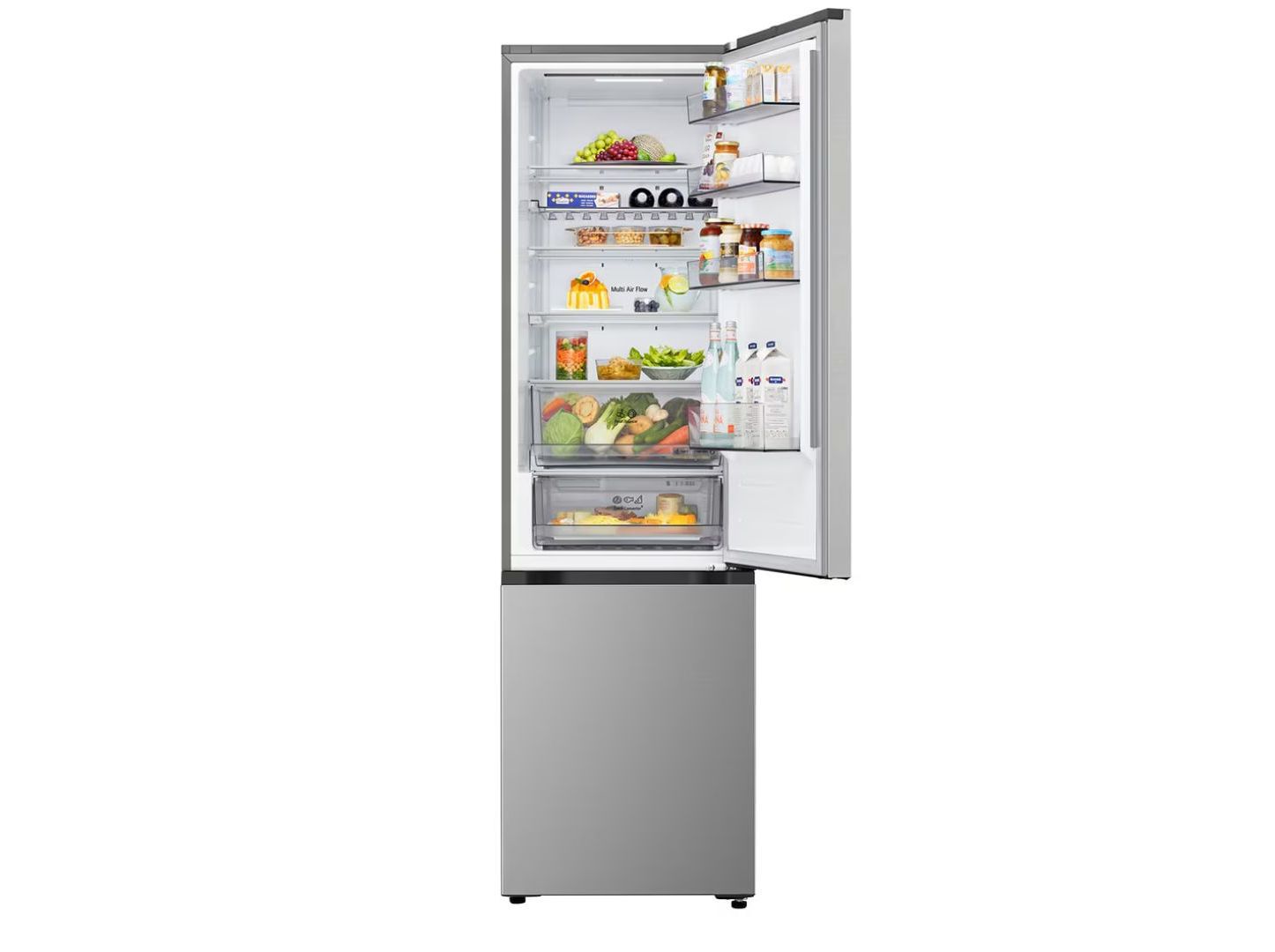 FRIGOR&Iacute;FICO COMBINADO LG GBBS312CPY (NO FROST C 186CM 333L CINZENTO) image number 1