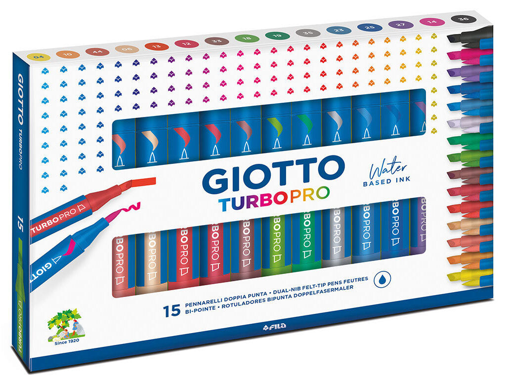 MARCADORES GIOTTO TURBOPRO 15 UNIDADES image number 1