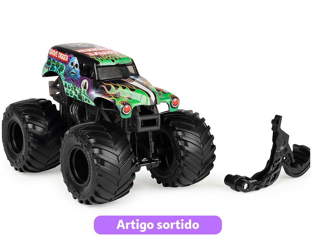 VE&Iacute;CULOS 1:64 MONSTER JAM MODELOS SORTIDOS image number 16
