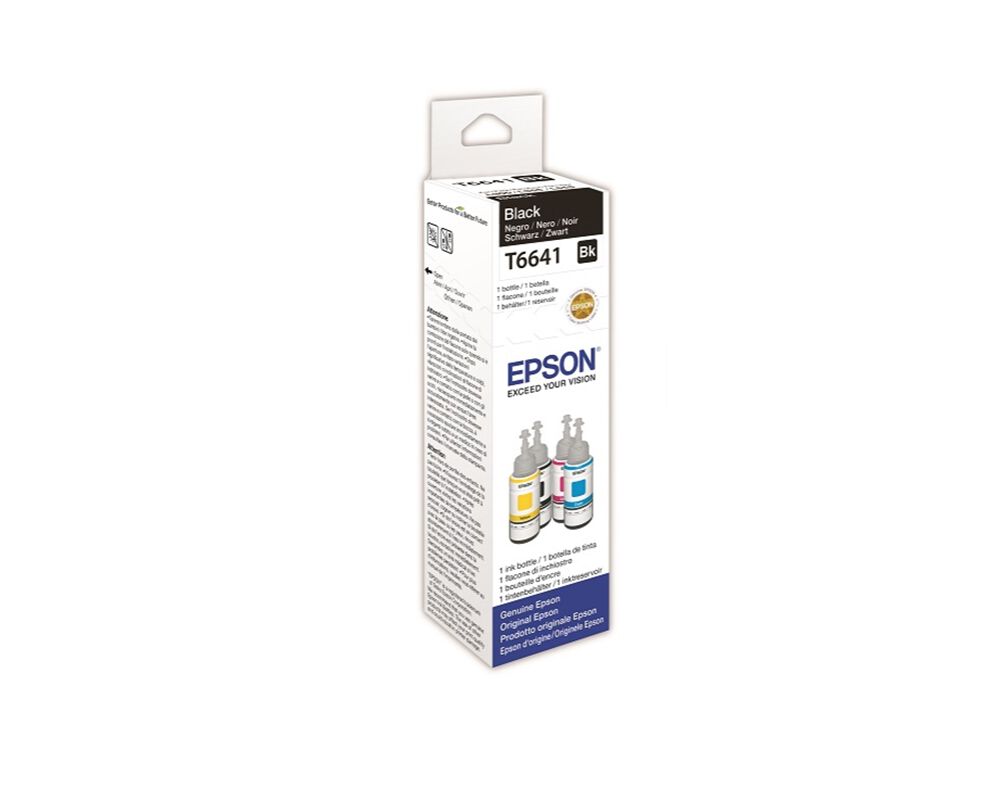 TINTEIRO EPSON T6641 PRETO 70ML image number 0