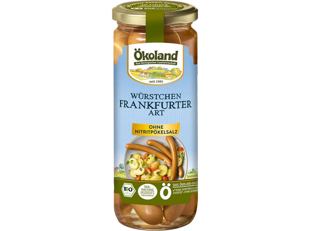 SALSICHA OKOLAND FRANKFURT BIO 540(250)G image number 0