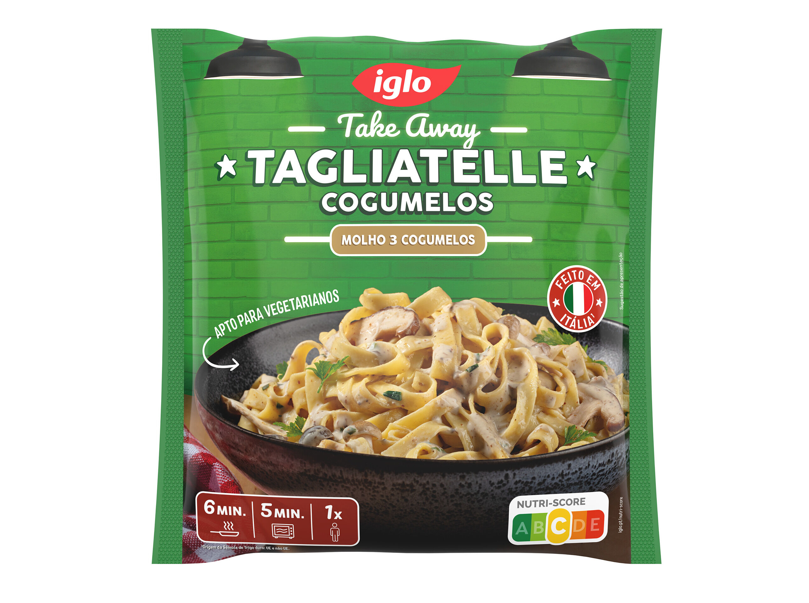 TAGLIATELLE IGLO COM COGUMELOS 300G