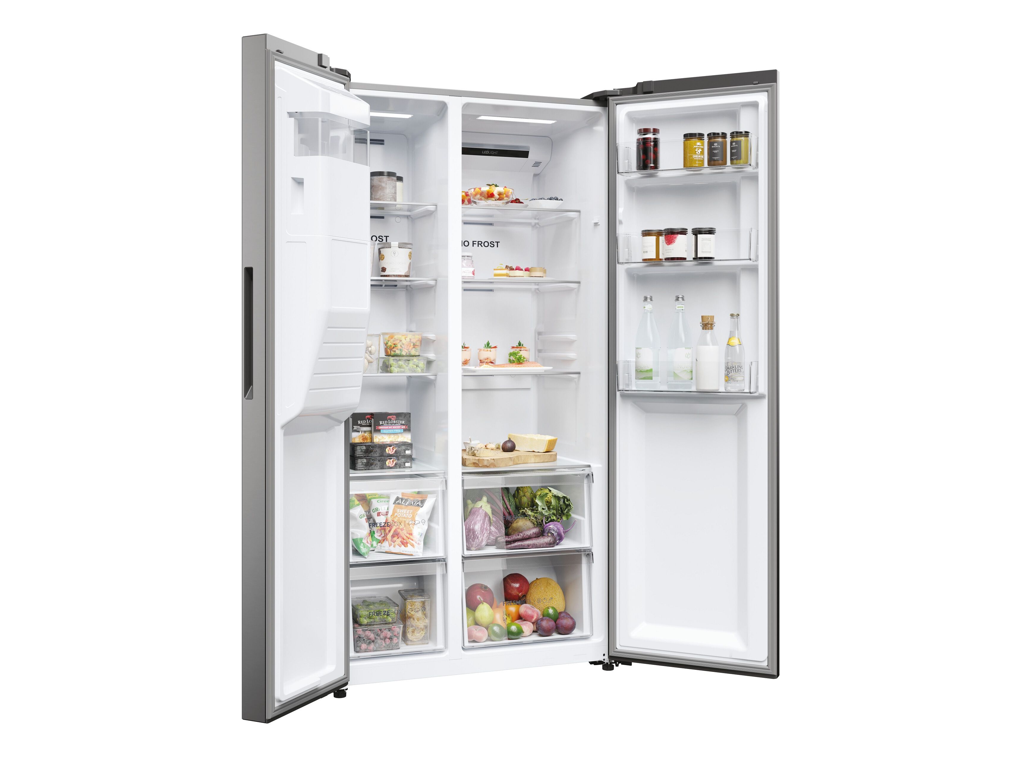 FRIGORIFICO AMERICANO COM DISPENSADOR HAIER HSR5918DIMP D INOX 511L image number 7