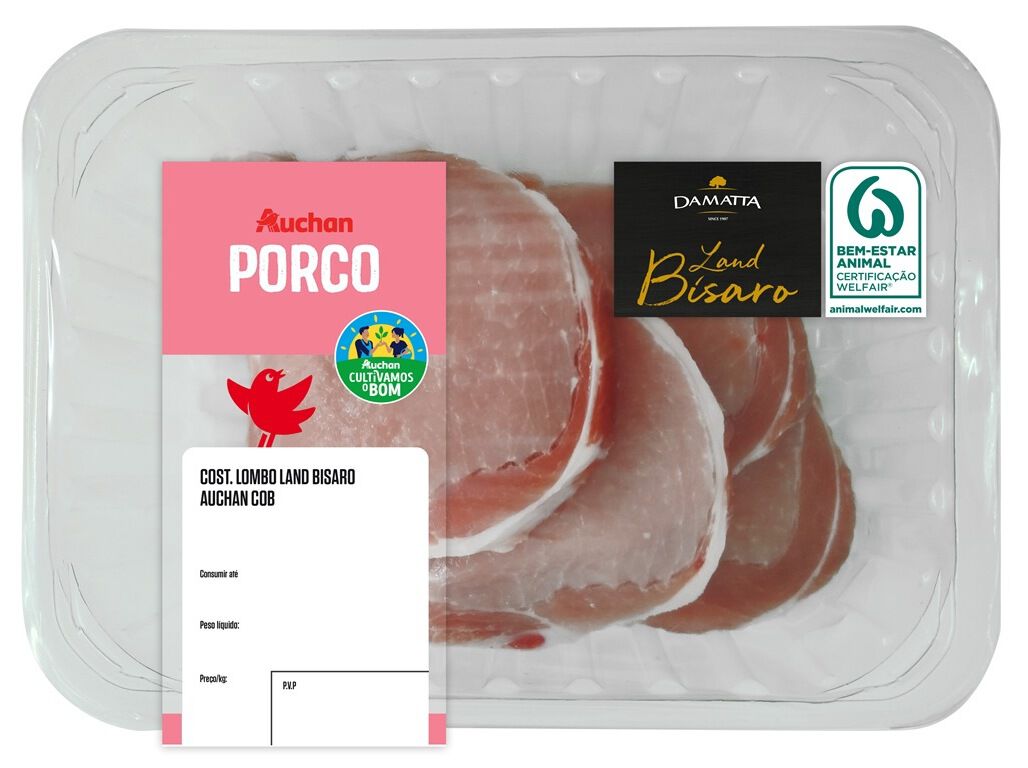 COSTELETAS LOMBO DE PORCO LAND BISARO AUCHAN CULTIVAMOS O BOM KG image number 0