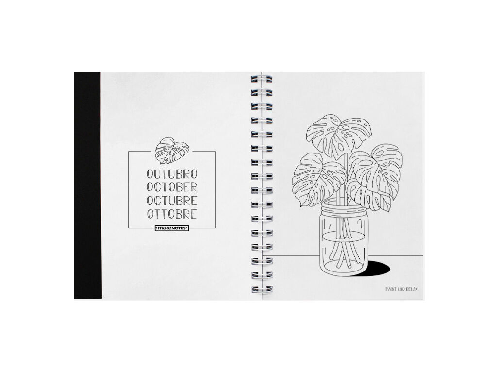 AGENDA SEMANAL 2026 A5 MAKENOTES ESPIRAL RED FLOWERS image number 5