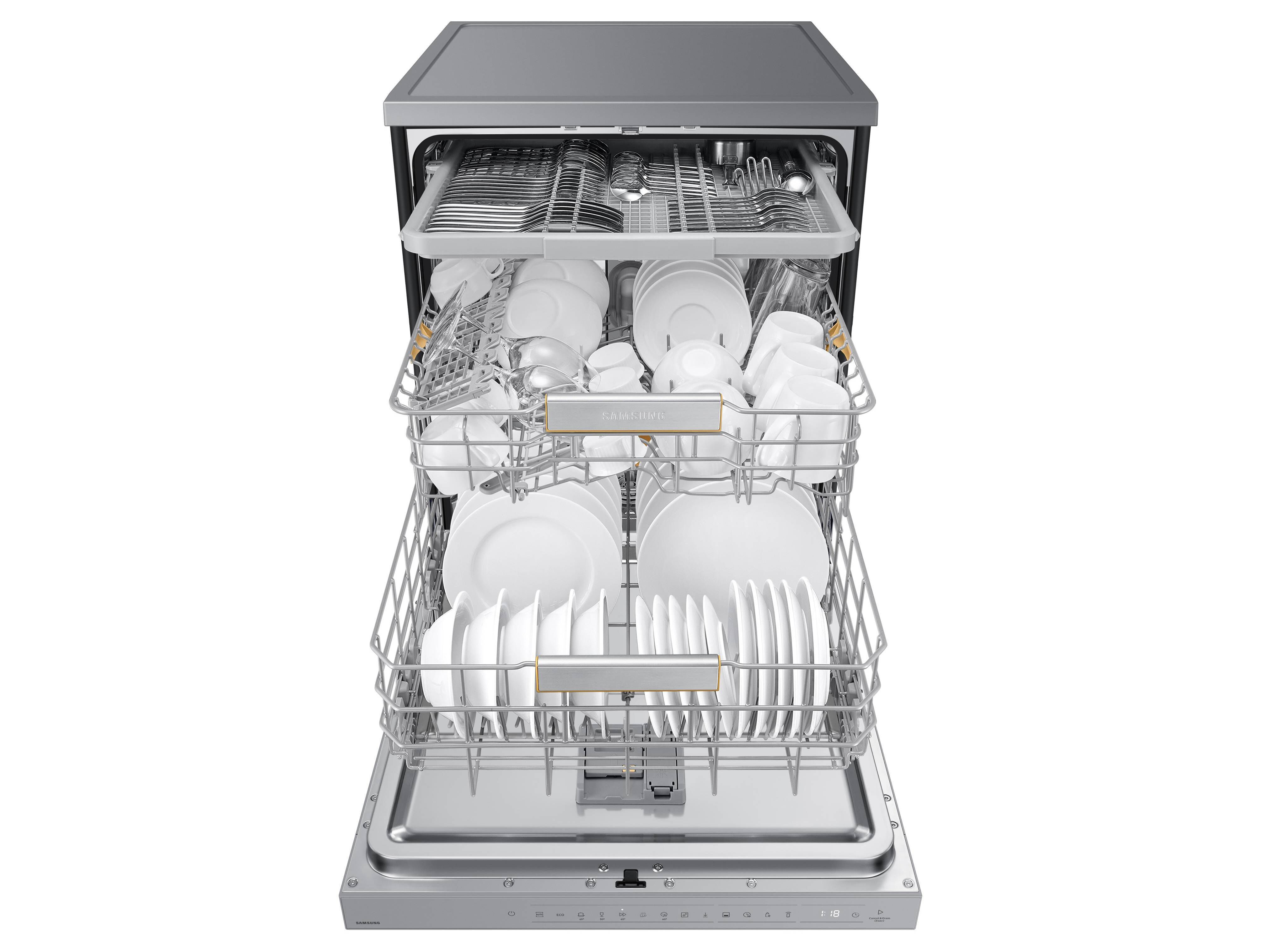 MAQUINA DE LAVAR LOI&Ccedil;A SAMSUNG DW60DG790FSLU1 LOOK INOX A 14CONJUNTOS image number 1