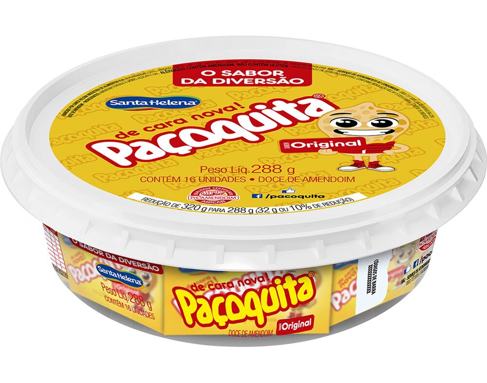 PA&Ccedil;OQUITA SANTA HELENA DOCE 288G
