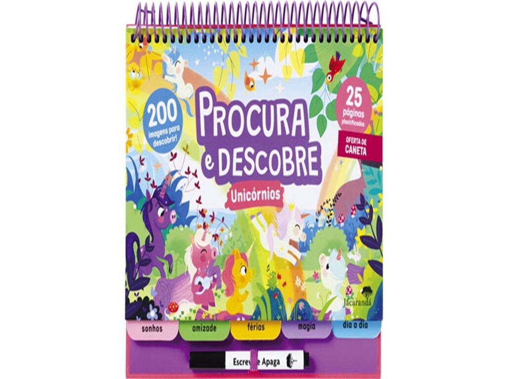 LIVRO UNICORNIOS - PROCURA E DESCOBRE DE AAVV image number 1