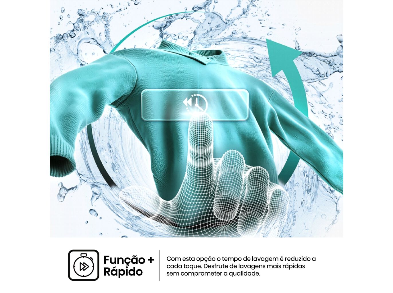 M&Aacute;QUINA DE LAVAR ROUPA HISENSE WF1I9042BWP2 BRANCO A 9KG 1400RPM image number 11