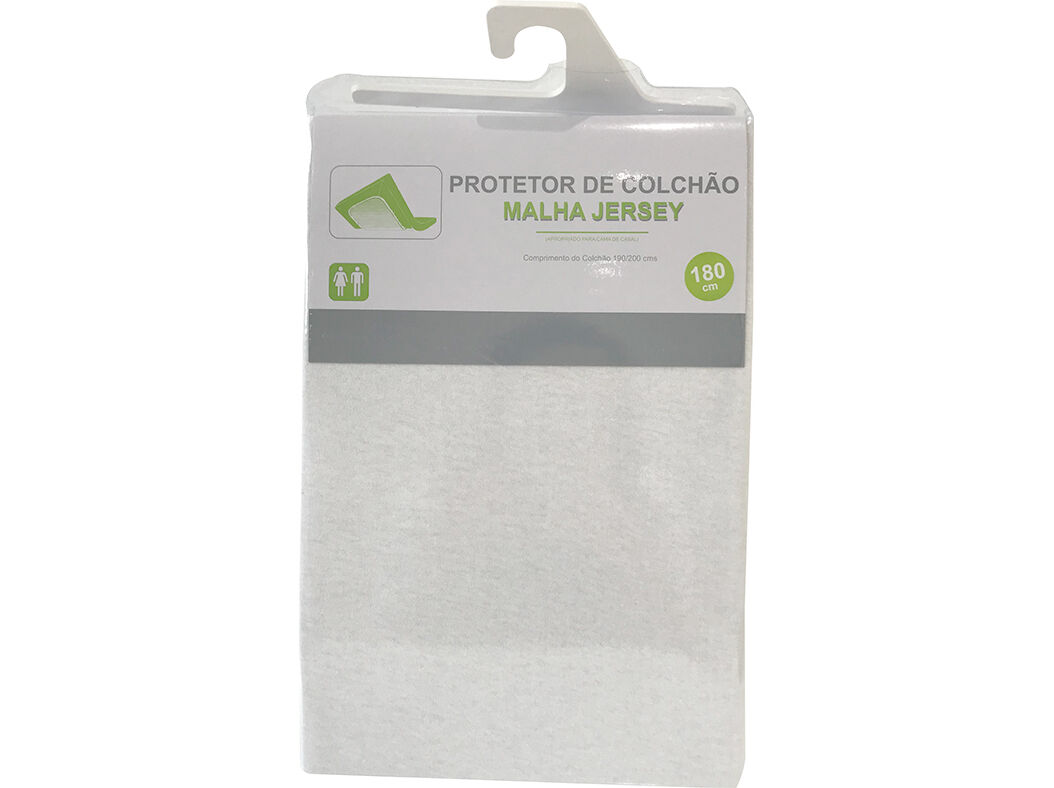 PROTETOR DE COLCH&Atilde;O JERSEY 100%ALGOD&Atilde;O 180X200X25CM