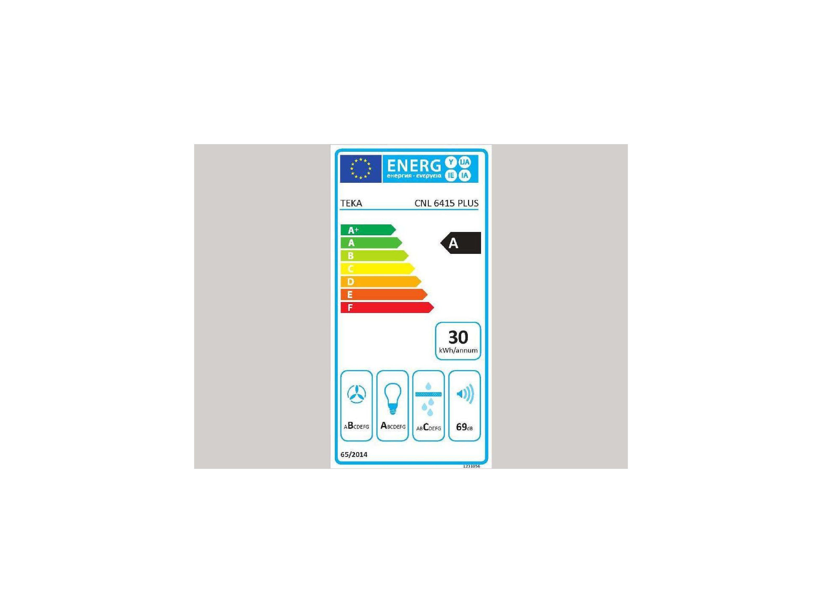 EXAUSTOR TELESC&Oacute;PICO TEKA CNL 6415 PLUS PRETO 60 CM image number 2
