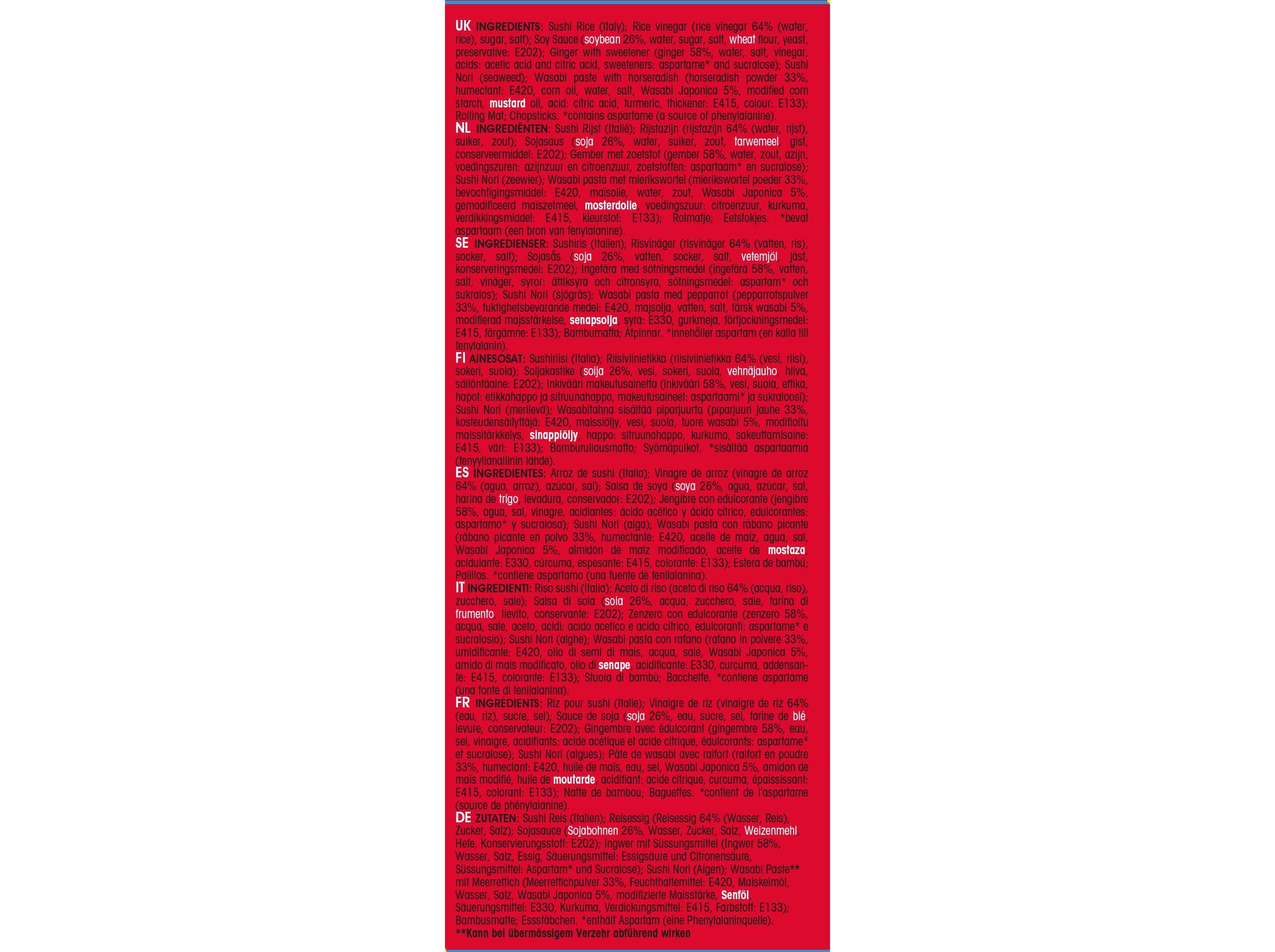 SUSHI KIT SAITAKU 361G image number 1