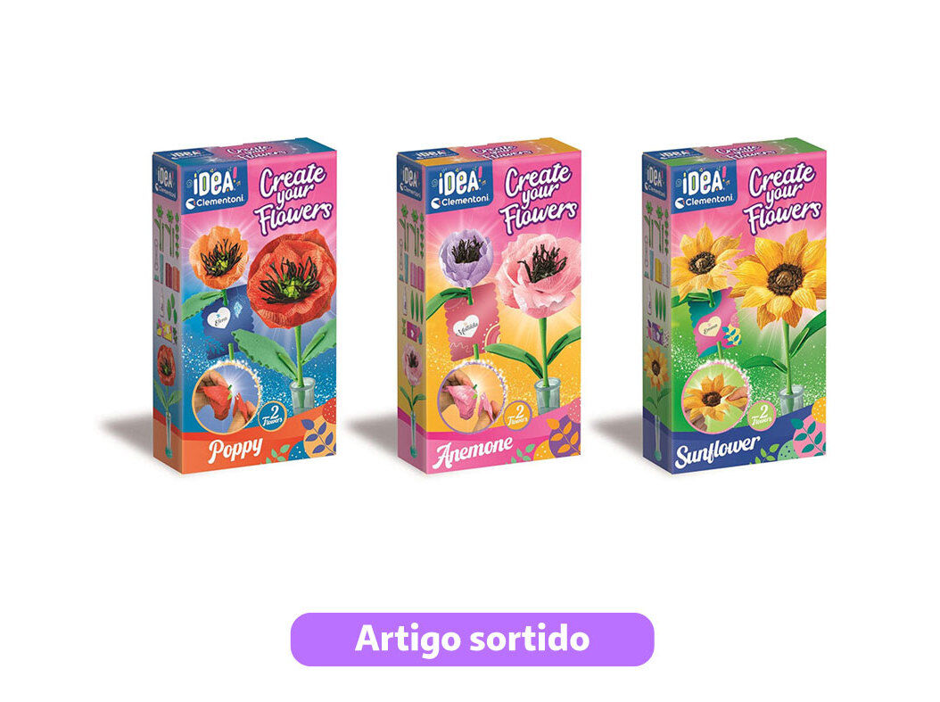IDEA CLEMENTONI CREATE YOUR FLOWERS MODELOS SORTIDOS