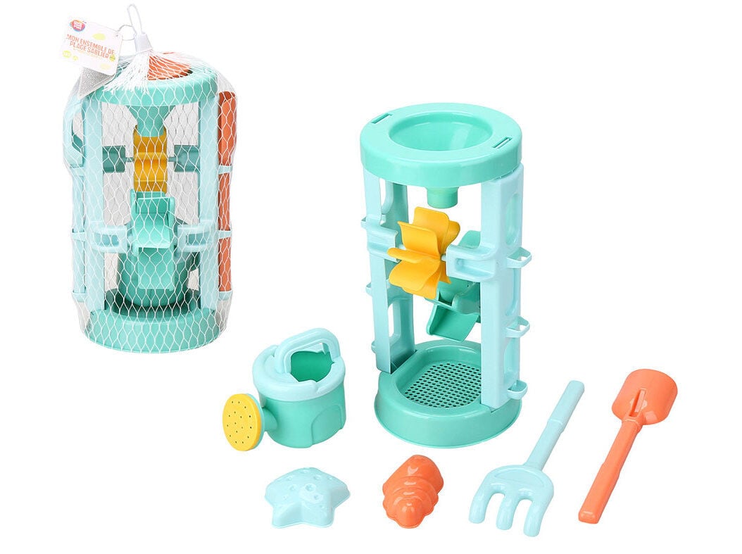 CONJUNTO DE 6 BRINQUEDOS DE PRAIA ONE TWO FUN