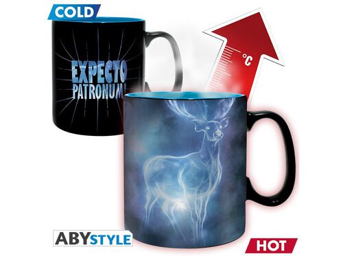 CANECA HEAT PATRONUS ABYSTYLE HARRY POTTER 460ML image number 0