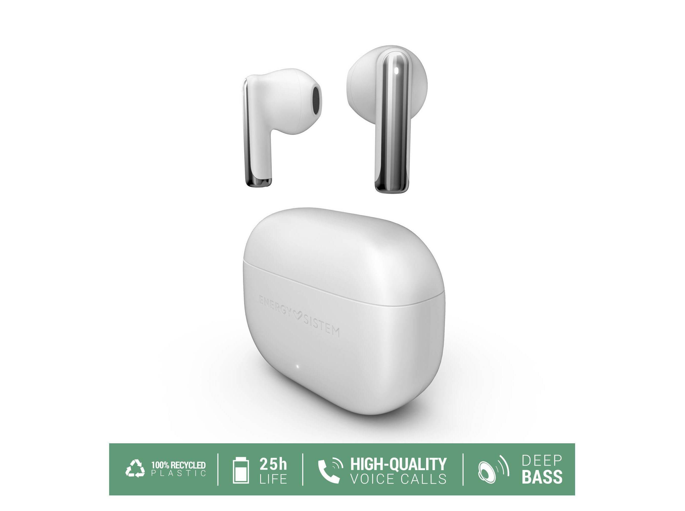 AURICULARES TWS ENERGY SISTEM SNOW STYLEBUDS BRANCO TWS image number 1