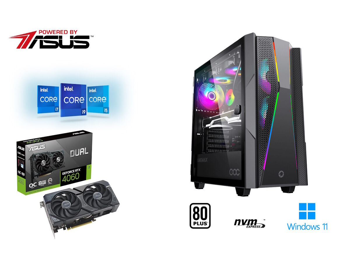 DESKTOP GAMING POWERED BY ASUS I5/16/1TB RTX 4060