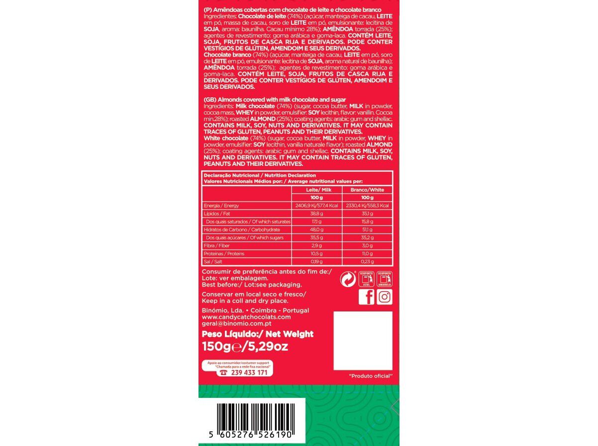 AMENDOAS MISTA CANDYCAT SILVER SELE&Ccedil;&Atilde;O NACIONAL 150G image number 1