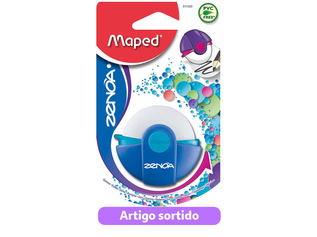 BORRACHA ZENOA ROTARY MAPED CORES SORTIDAS image number 0