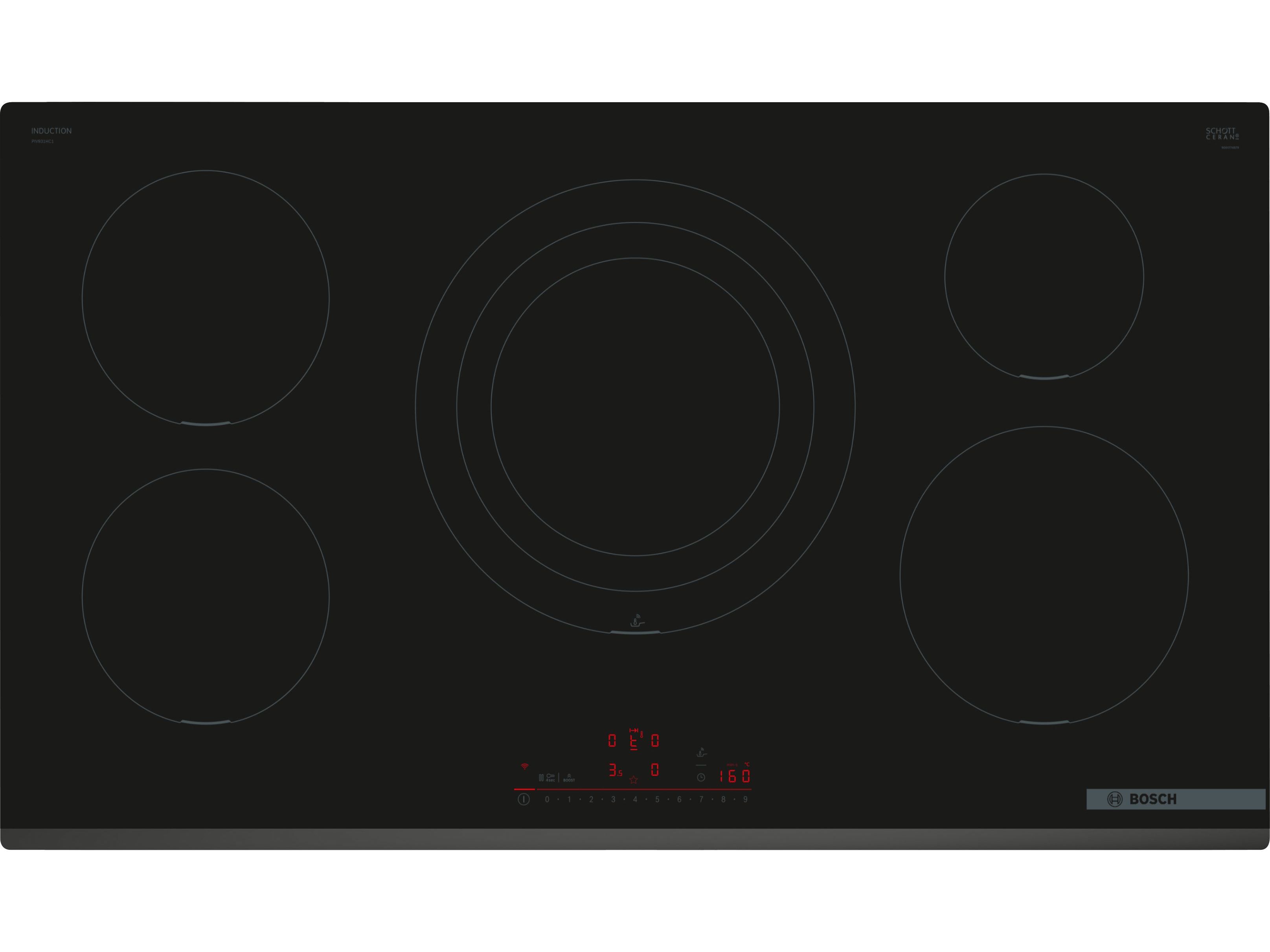 PLACA DE INDU&Ccedil;&Atilde;O BOSCH PIV931HC1E SERIE 6 90 CM