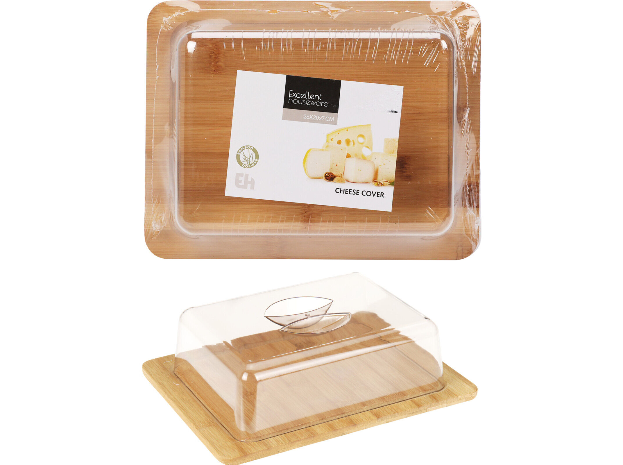 QUEIJEIRA BASE BAMBU 26X20X7.1CM image number 0