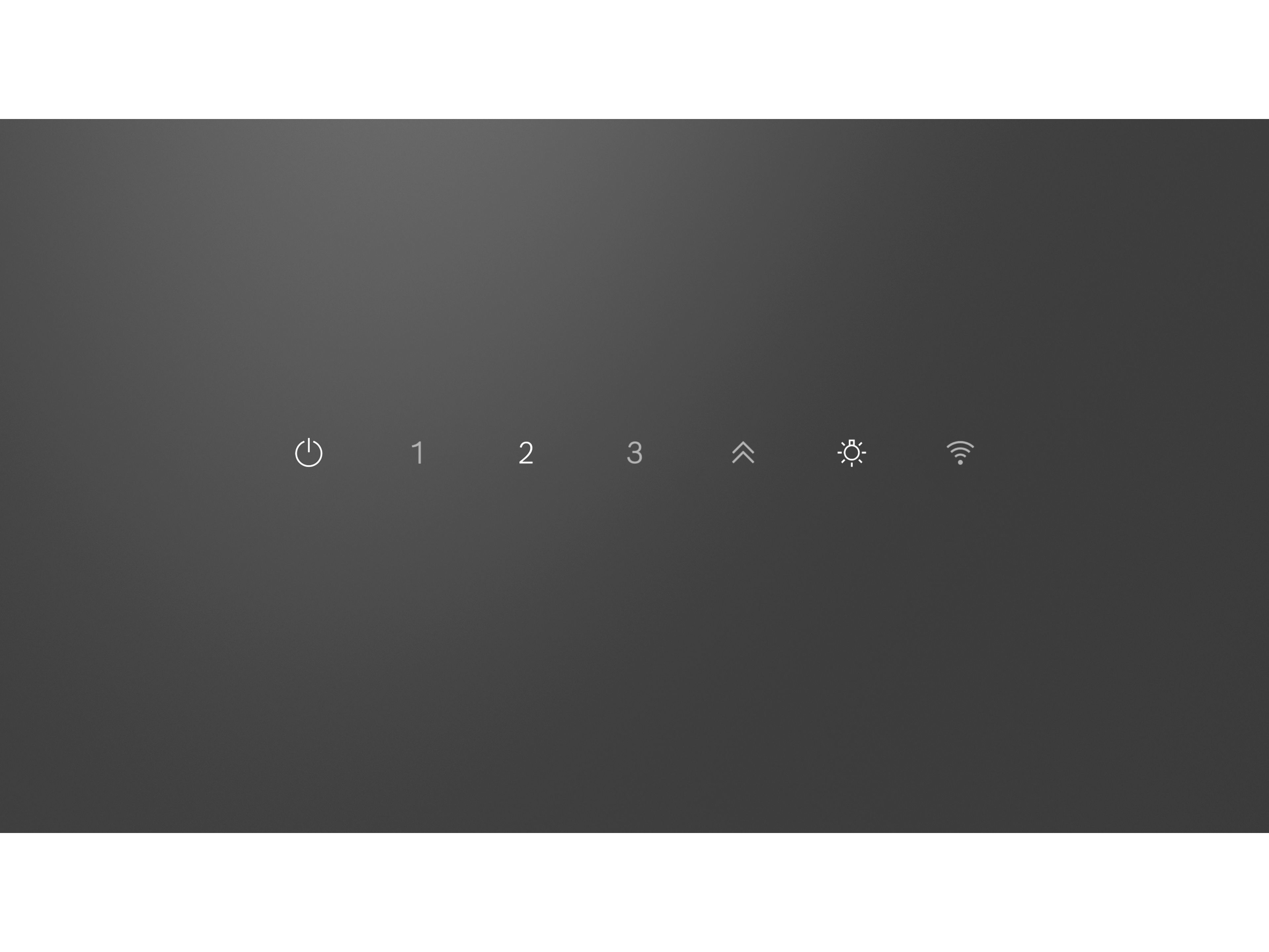 CHAMIN&Eacute; BOSCH DWK67FN60 VIDRO PRETO 60 CM image number 2